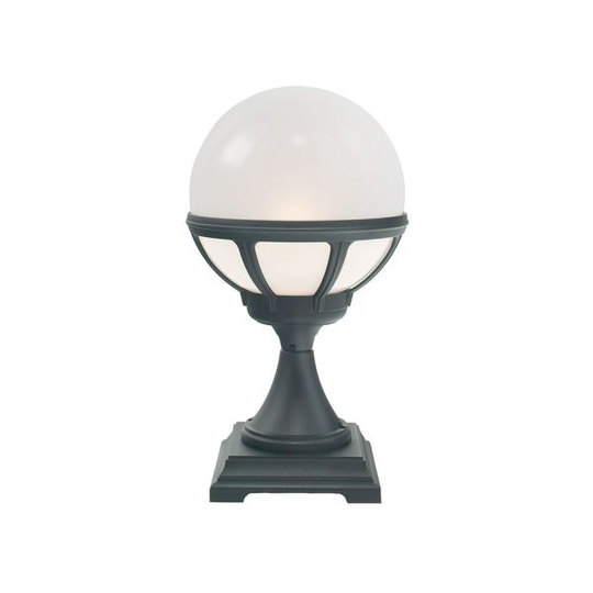 Norlys Bologna 313 Porttivalaisin E27, 60W, IP44, opaali Musta