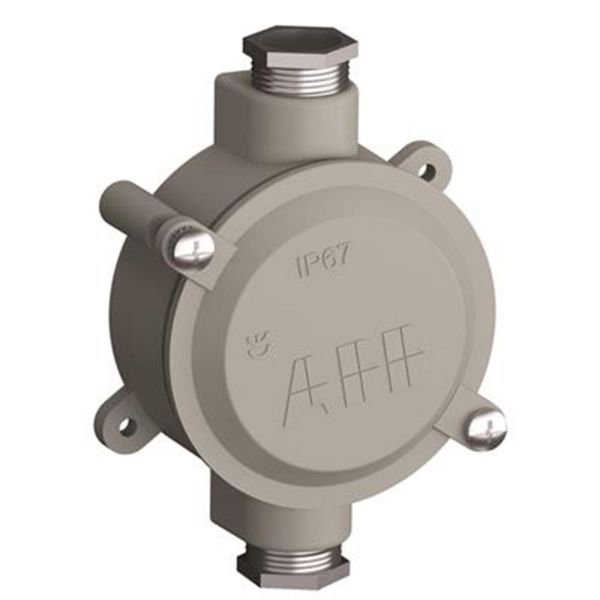ABB 2CMA136541R1000 Kevytmetallikotelo alumiini, kierre 22,5 1 oikealle, 1 vasemmalle, 90 nm
