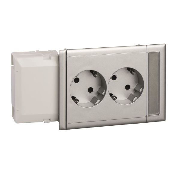 Schneider Electric 5940023 Master-pistorasia 2-toiminen Alumiini
