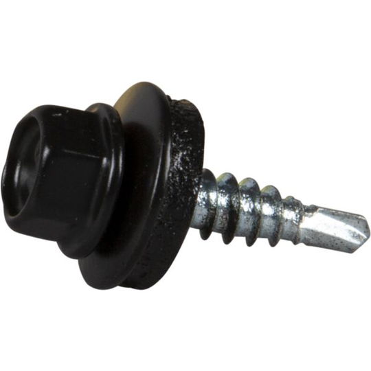 ESSVE 64958 Kateruuvi 4,8 x 20 mm, porakärki, 250 kpl RR33 (musta)