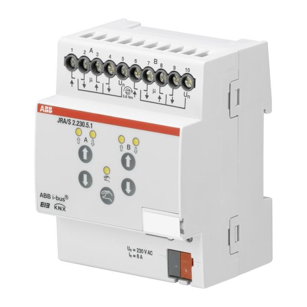 ABB 2CDG110124R0011 Verhomoottoriohjain 230 V, ajan tunnistus Verholähtöjen enimmäismäärä: 2
