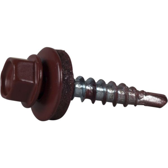 ESSVE 64913 Kateruuvi 4,8 x 28 mm, porakärki, 250 kpl Ruosteenpunainen (RR29)