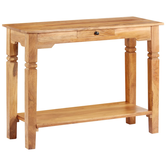 vidaXL Konsolipöytä 100x40x76 cm täysi akaasiapuu