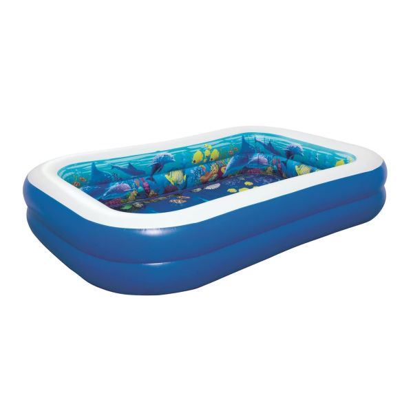 Bestway 3D Undersea Adventure Lasten uima-allas 262 x 175 x 51 cm, 778L