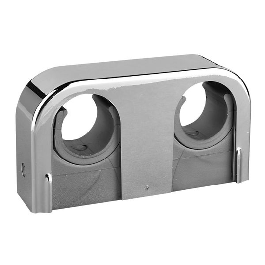 Faluplast Snap 14015 Putken kiristin kaksiosainen 18–22 mm Kromi