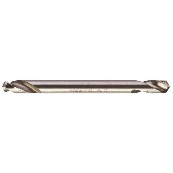 Milwaukee HSS G Metalliporanterä kaksipäinen, 10 kpl:n pakkaus 5 mm
