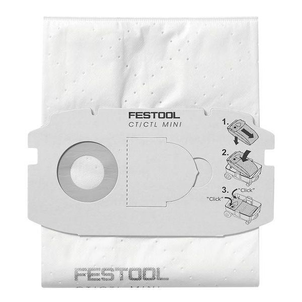 Festool SC FIS-CT MIDI SELFCLEAN Suodatinpussi 5 kpl:n pakkaus