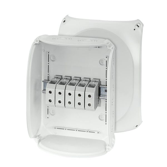 Hensel KF 3535 G Kytkentärasia harmaa, IP66, lasikuitu, 16-50 mm² 35 mm², 225x295 mm