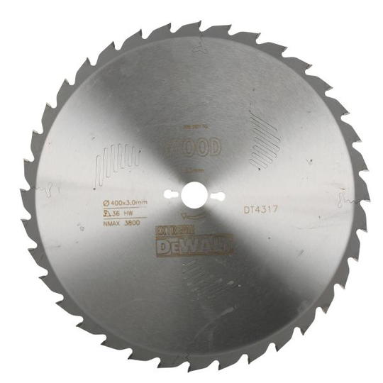 Dewalt DT4317-QZ Pyörösahanterä 400 x 30 mm, 36T