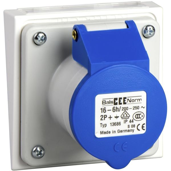Schneider Electric 5960110 Pistorasia 3-napainen, sininen