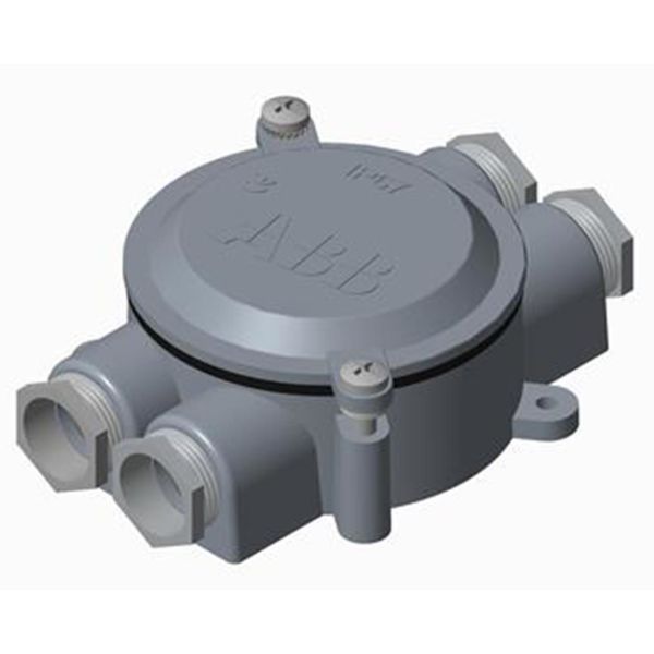 ABB 2CMA136544R1000 Kevytmetallikotelo alumiini, kierre 22,5 2 oikealle, 2 vasemmalle, 90 nm