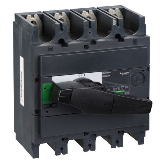 Schneider Electric ComPact INS320 Kuormankytkin 4-napainen, 320 A