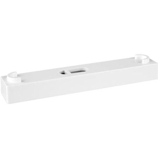 Faluplast 16410 Välikappale 10 x 90 mm, kaksiosaiselle kiinnikkeelle, valkoinen