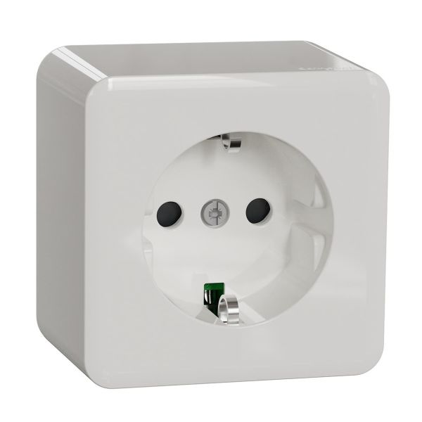 Schneider Electric Exxact Seinäpistorasia 1-osainen, pinta-asennus Ruuviliitäntä