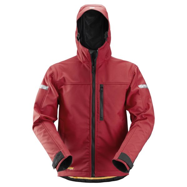 Snickers 1229 AllroundWork Softshelltakki Punainen XS