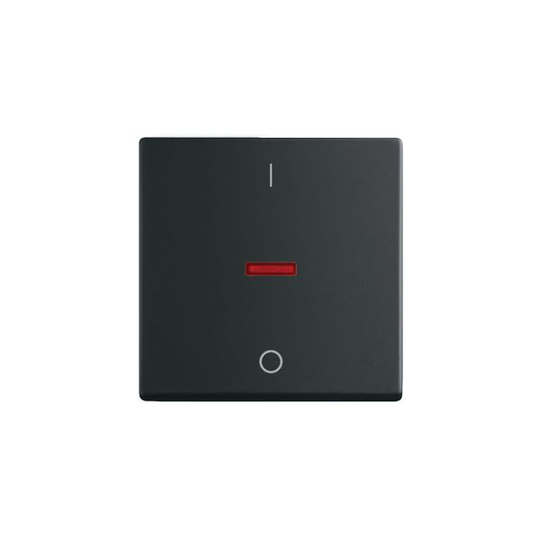 ABB Impressivo 1788-885 Vipu mattamusta, "1/0" F 2-P, punainen linssi,