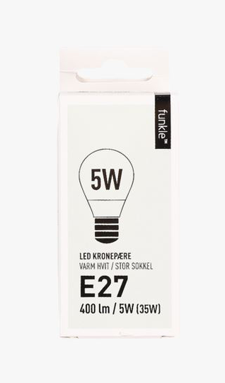 Krone E27 5W lamppu moniväri