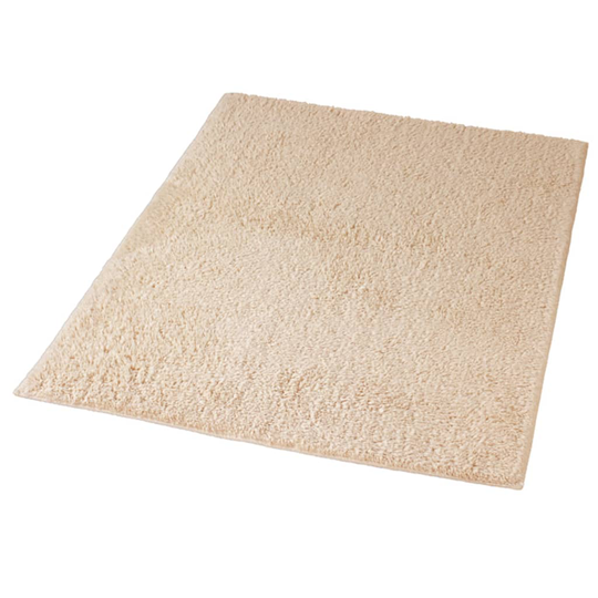 Kleine Wolke 430230 Bath Rug "Kansas" 60x90cm Beige