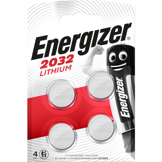 Energizer Lithium Nappiparisto CR2032, 3 V, 4 kpl 4 kpl