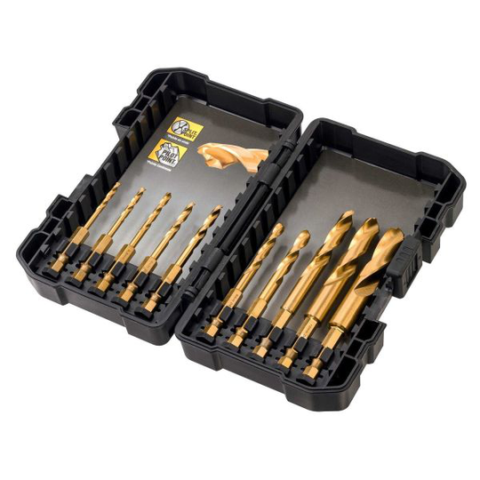 Dewalt DT50050-QZ Titaaniporasarja 10-osainen