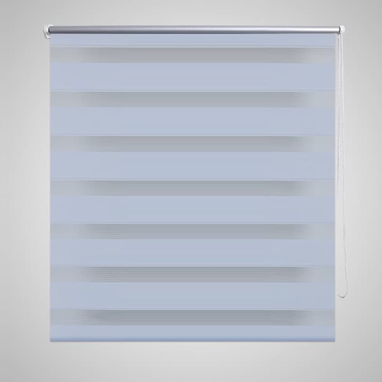 vidaXL Zebra rullakaihdin 80 x 150 cm valkoinen
