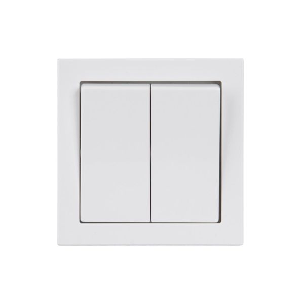 ABB 1065UW-84 Kytkin IP44, valkoinen Kruunu