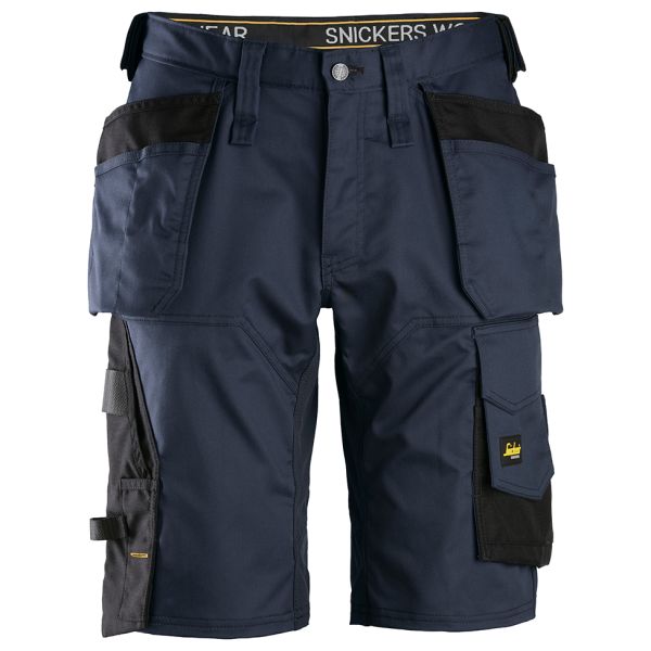 Snickers 6151 AllroundWork Shortsit laivastonsininen/musta 44