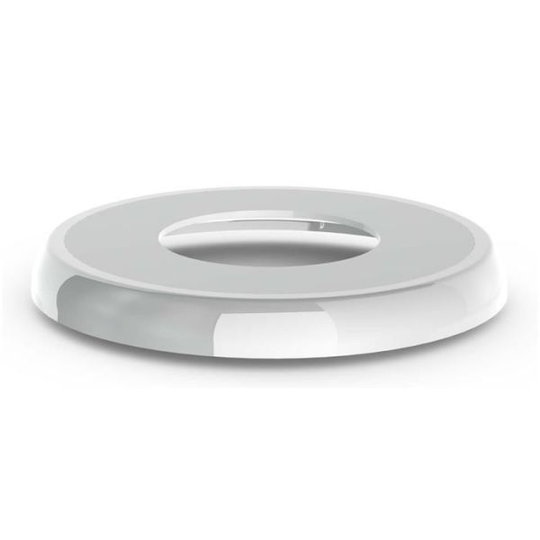 Faluplast 51000 Vulk-peitelevy yksinkertainen, pyöreä, valkoinen Putkille 28–38 mm