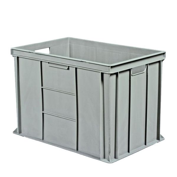 Schoeller Allibert Euroback 3640 Kuljetuslaatikko harmaa, kera tarttumisaukkoja 600x400x410 mm