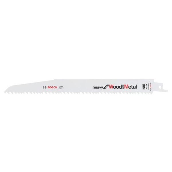 Bosch Heavy for Wood and Metal Puukkosahanterä 225mm, 5 kpl
