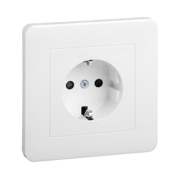 Schneider Electric WDE002995 Seinäpistorasia 1-osainen, peitelevy, 50 kpl