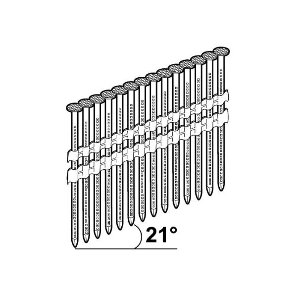 ESSVE M-Fusion Konenaula 21°, D-kanta, 2200 kpl:n pakkaus 2,8x50mm