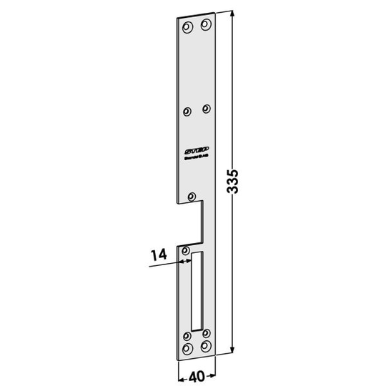 STEP ST188-A Tolppa mallille STEP 15 Secure ja Fas 981 Vasen