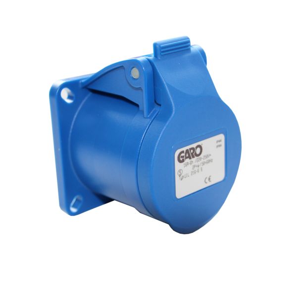 Garo Basic Pistorasia IP44 3-napainen 16A 6h, sininen