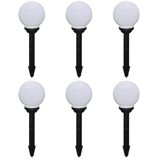 vidaXL Ulkolamput polulle 6 kpl LED 20 cm maapiikillä