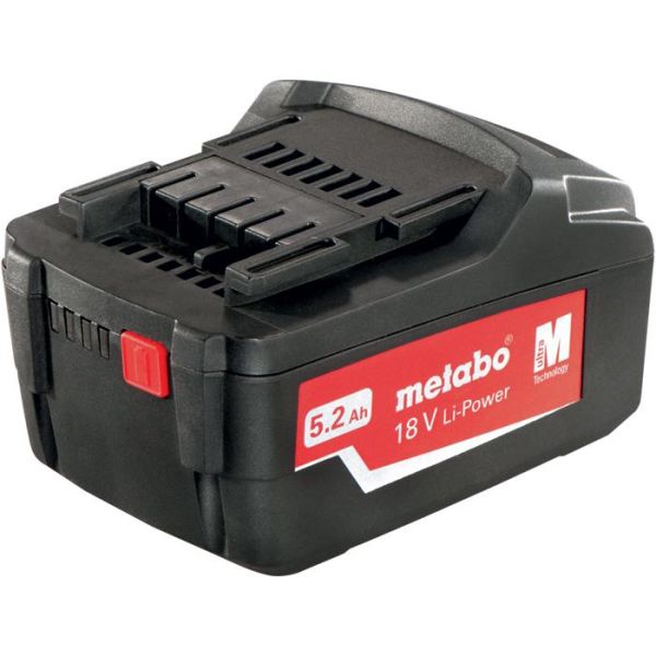 Metabo 18V Li-Power Litiumioniakku 5,2Ah
