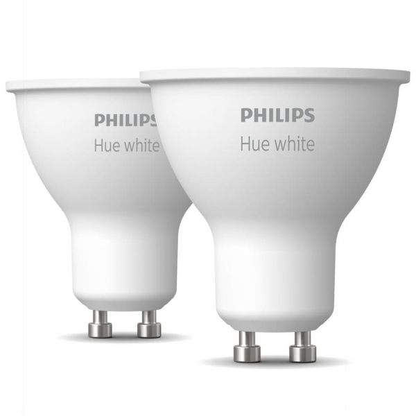 Philips Hue White LED-valo 5,2 W, GU10, 2 kpl/pakkaus