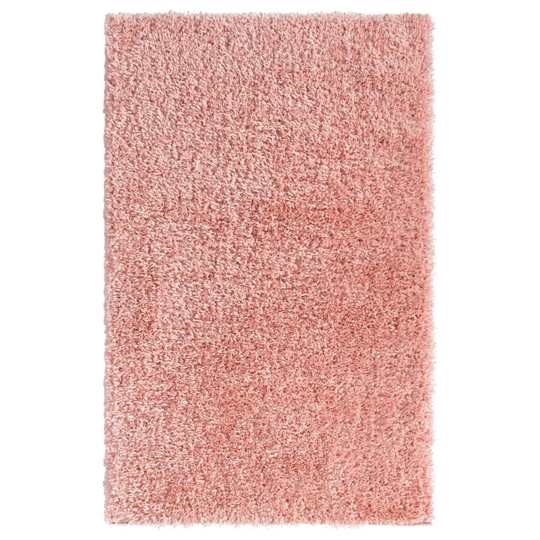 vidaXL Korkeanukkainen Shaggy matto pinkki 200x290 cm 50 mm