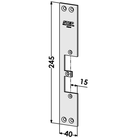 STEP ST9515V Tolppa malliin STEP 92 Preload, STEP 92 Release 50 mm, vasen
