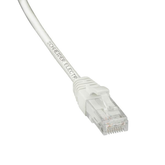 Schneider Electric ACTPC6UULS05WE Patch-kaapeli U/UTP, 2 x RJ45, valkoinen 0,5 m