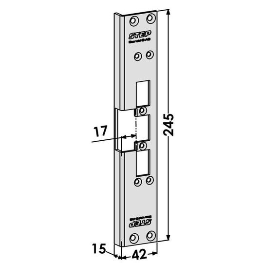 STEP ST6557 Tolppa malliin STEP 60 Silent 13 mm