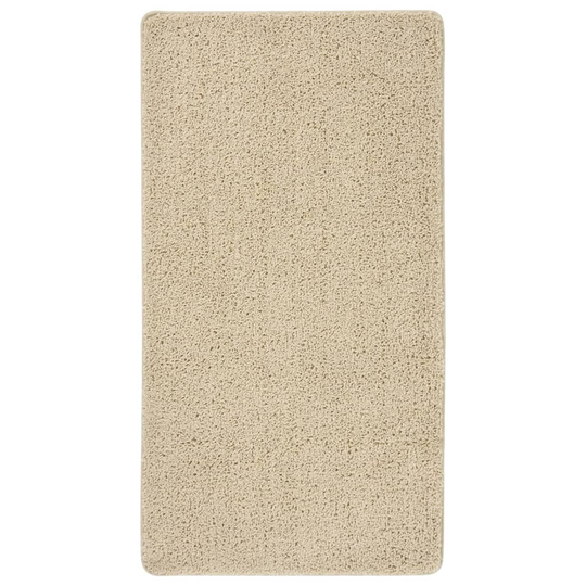 vidaXL Pörrömatto kerma 80x150 cm liukumaton