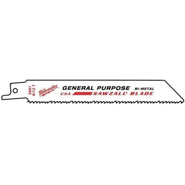 Milwaukee 48005091 Puukkosahanterä 5 kpl:n pakkaus