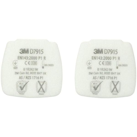 3M Secure Click D7935 Hiukkassuodatin 800-sarjaan, 4 kpl:n pakkaus P3 R