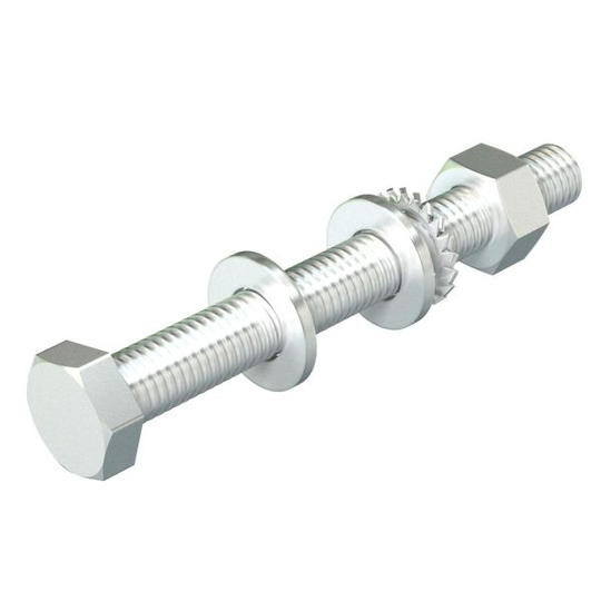 Obo Bettermann 6418248 Ruuvisarja M10x80 mm, 20 kpl