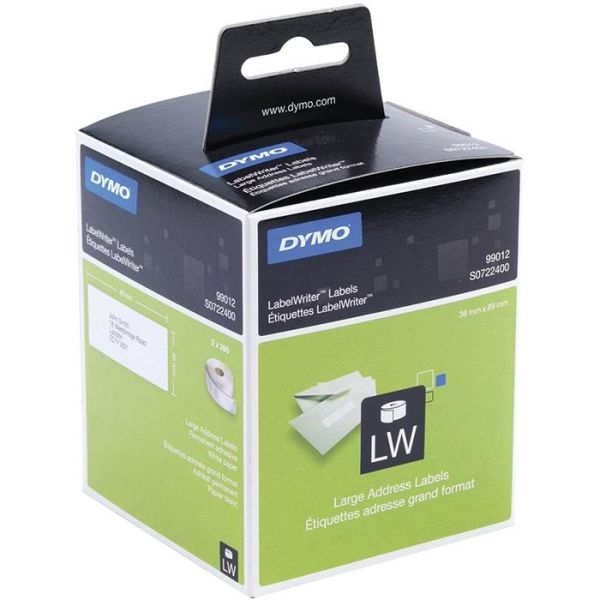 DYMO LW Osoitetarra 36x89mm valkoinen