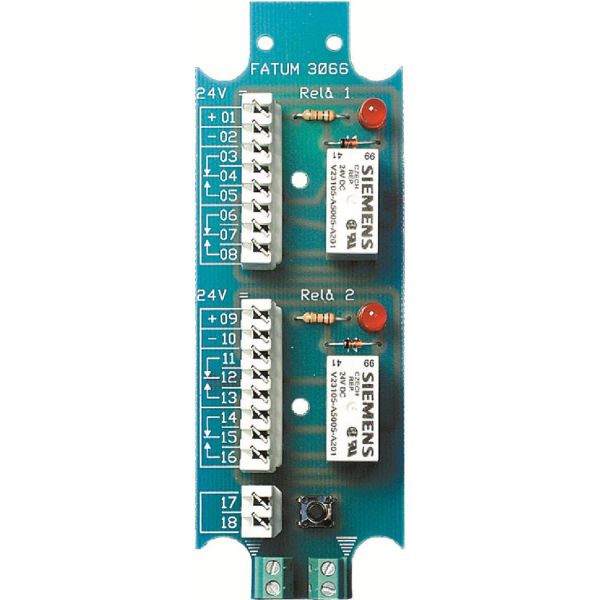 Alarmtech 3066.01 Relekortti 2 releellä, 24 V DC LSA-Plus