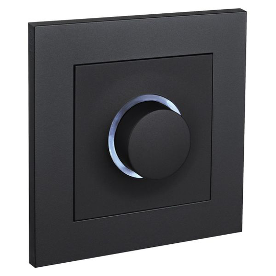 Elko RF 316GLED Plus Himmennin 2-napainen, Zigbee Musta