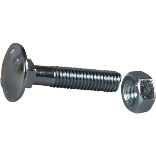 ESSVE 540102 Vaunun pultti M6, sinkitty, 4 kpl 30 mm