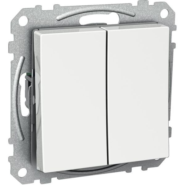 Schneider Electric Exxact WDE002126 Kytkin nelikulmainen keinuvipu, kourilla, kaksoisportaikko